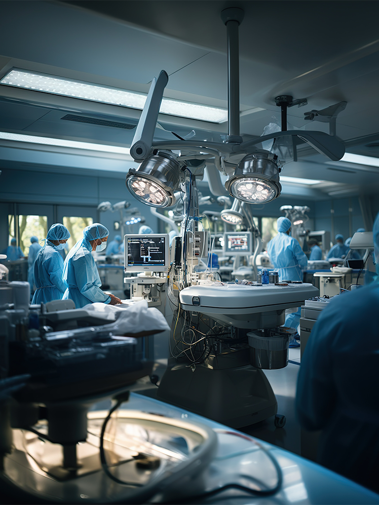 State-of-the-art oral cancer surgery facility at Sukriti Hospital in Bharuch. Advanced surgical equipment and experienced surgeons led by Dr. Vihang Sukhadia.
